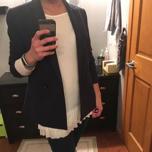 NWOT Navy blue Banana Republic blazer